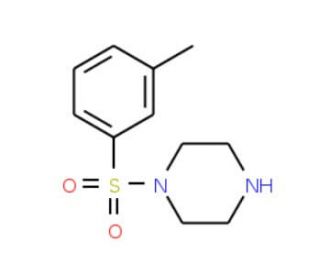 1-[(3-methylphenyl)sulfonyl]piperazine - chemical structure image