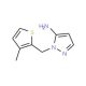 1-[(3-methylthien-2-yl)methyl]-1H-pyrazol-5-amine (CAS 956387-06-7) - chemical structure image