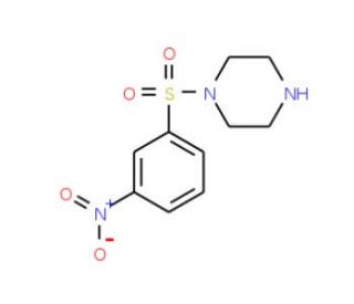 1-[(3-nitrophenyl)sulfonyl]piperazine - chemical structure image