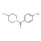 1-[(4-aminophenyl)carbonyl]piperidin-4-ol (CAS 466694-74-6) - chemical structure image