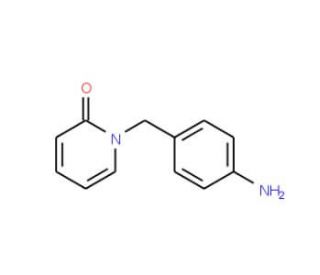 1-[(4-aminophenyl)methyl]-1,2-dihydropyridin-2-one - chemical structure image