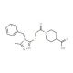 1-{[(4-benzyl-5-methyl-4H-1,2,4-triazol-3-yl)thio]acetyl}piperidine-4-carboxylic acid - chemical structure image