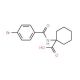 1-[(4-bromobenzoyl)amino]cyclohexanecarboxylic acid - chemical structure image