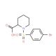 1-[(4-bromophenyl)sulfonyl]piperidine-2-carboxylic acid - chemical structure image