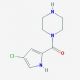 1-[(4-chloro-1H-pyrrol-2-yl)carbonyl]piperazine - chemical structure image