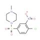 1-[(4-chloro-3-nitrophenyl)sulfonyl]-4-methylpiperazine - chemical structure image