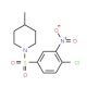 1-[(4-chloro-3-nitrophenyl)sulfonyl]-4-methylpiperidine - chemical structure image