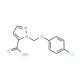 1-[(4-Chlorophenoxy)methyl]-1H-pyrazole-5-carboxylic acid - chemical structure image