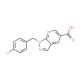 1-[(4-chlorophenyl)methyl]-1H-pyrazolo[3,4-b]pyridine-5-carboxylic acid - chemical structure image