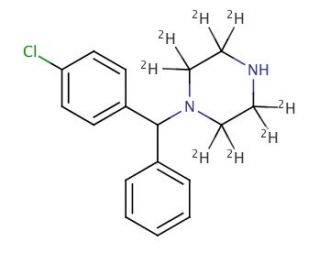 1-[(4-Chlorophenyl)phenylmethyl]piperazine-d8 - chemical structure image