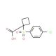 1-[(4-chlorophenyl)sulfonyl]cyclobutanecarboxylic acid - chemical structure image