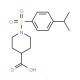 1-[(4-isopropylphenyl)sulfonyl]piperidine-4-carboxylic acid - chemical structure image