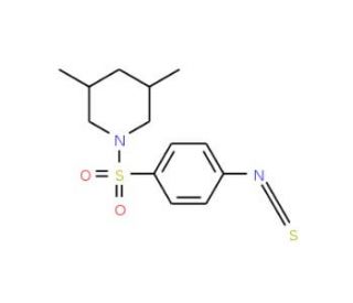 1-[(4-Isothiocyanatophenyl)sulfonyl]-3,5-dimethylpiperidine - chemical structure image