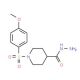 1-[(4-Methoxyphenyl)sulfonyl]piperidine-4-carbohydrazide - chemical structure image