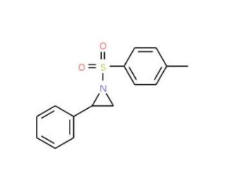 1-[(4-methylphenyl)sulfonyl]-2-phenylaziridine - chemical structure image