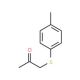1-[(4-Methylphenyl)thio]acetone (CAS 1200-13-1) - chemical structure image