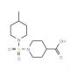 1-[(4-Methylpiperidin-1-yl)sulfonyl]piperidine-4-carboxylic acid (CAS 702669-96-3) - chemical structure image
