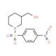 {1-[(4-Nitrophenyl)sulfonyl]-3-piperidinyl}methanol - chemical structure image