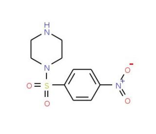 1-[(4-Nitrophenyl)sulfonyl]piperazine (CAS 403825-44-5) - chemical structure image
