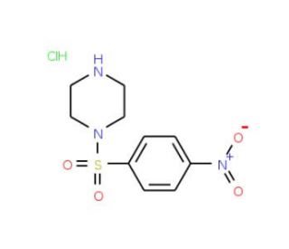 1-[(4-nitrophenyl)sulfonyl]piperazine hydrochloride (CAS 403825-44-5) - chemical structure image