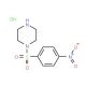 1-[(4-nitrophenyl)sulfonyl]piperazine hydrochloride (CAS 403825-44-5) - chemical structure image