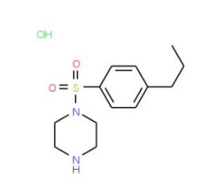 1-[(4-propylbenzene)sulfonyl]piperazine hydrochloride - chemical structure image