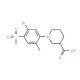 1-[(5-Bromo-2-methyl-4-methylsulfonyl)phenyl]-piperidine-3-carboxylic acid - chemical structure image