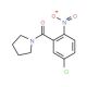 1-[(5-chloro-2-nitrophenyl)carbonyl]pyrrolidine - chemical structure image