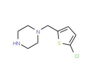 1-[(5-Chlorothien-2-yl)methyl]piperazine - chemical structure image