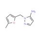 1-[(5-methyl-2-furyl)methyl]-1H-pyrazol-5-amine (CAS 956193-08-1) - chemical structure image