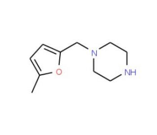 1-[(5-Methyl-2-furyl)methyl]piperazine (CAS 873433-11-5) - chemical structure image
