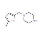 1-[(5-Methyl-2-furyl)methyl]piperazine (CAS 873433-11-5) - chemical structure image