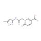 1-[(5-Methyl-isoxazol-3-ylcarbamoyl)-methyl]-6-oxo-1,6-dihydro-pyridine-3-carboxylic acid - chemical structure image