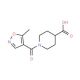 1-[(5-methylisoxazol-4-yl)carbonyl]piperidine-4-carboxylic acid - chemical structure image