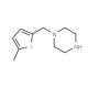 1-[(5-Methylthien-2-yl)methyl]piperazine - chemical structure image
