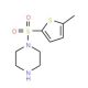 1-[(5-methylthien-2-yl)sulfonyl]piperazine - chemical structure image