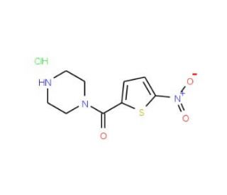 1-[(5-nitrothien-2-yl)carbonyl]piperazine hydrochloride - chemical structure image