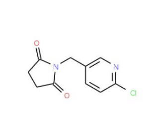 1-[(6-Chloro-3-pyridinyl)methyl]dihydro-1H-pyrrole-2,5-dione (CAS 924869-03-4) - chemical structure image