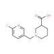 1-[(6-chloropyridin-3-yl)methyl]piperidine-3-carboxylic acid - chemical structure image