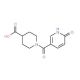 1-[(6-Oxo-1,6-dihydropyridin-3-yl)carbonyl]-piperidine-4-carboxylic acid (CAS 697257-26-4) - chemical structure image