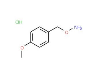 1-[(Aminooxy)methyl]-4-methoxybenzenehydrochloride (CAS 876-33-5) - chemical structure image