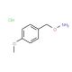 1-[(Aminooxy)methyl]-4-methoxybenzenehydrochloride (CAS 876-33-5) - chemical structure image