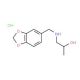 1-[(Benzo[1,3]dioxol-5-ylmethyl)-amino]-propan-2-ol hydrochloride - chemical structure image