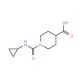 1-[(cyclopropylamino)carbonyl]piperidine-4-carboxylic acid - chemical structure image