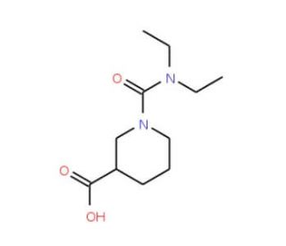 1-[(diethylamino)carbonyl]piperidine-3-carboxylic acid - chemical structure image