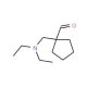 1-[(Diethylamino)methyl]cyclopentanecarboxaldehyde (CAS 208349-33-1) - chemical structure image