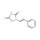1-[(E)-2-phenylvinyl]imidazolidine-2,4-dione - chemical structure image