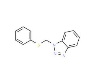 1-[(Phenylthio)methyl]-1H-benzotriazole (CAS 111198-03-9) - chemical structure image
