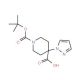 1-[(tert-butoxy)carbonyl]-4-(1H-pyrazol-1-yl)piperidine-4-carboxylic acid - chemical structure image