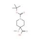 1-[(tert-butoxy)carbonyl]-4-methoxypiperidine-4-carboxylic acid (CAS 1082042-29-2) - chemical structure image